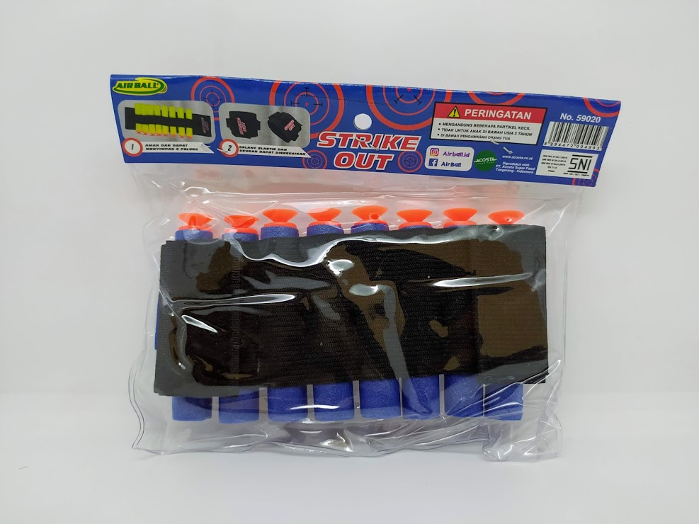 #Gelang Peluru 8pcs Strike Out Ktg @75 