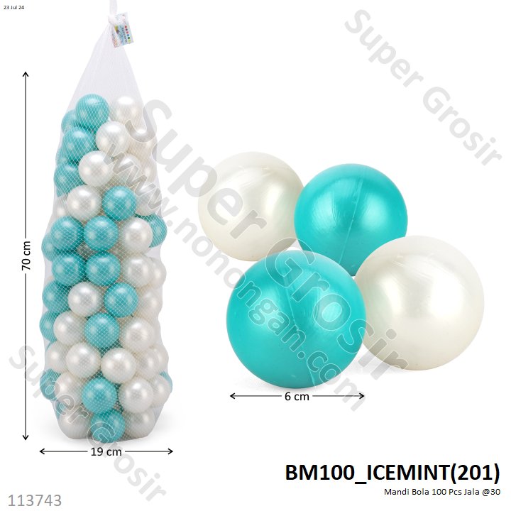 Mandi Bola 100 Pcs Jala @30