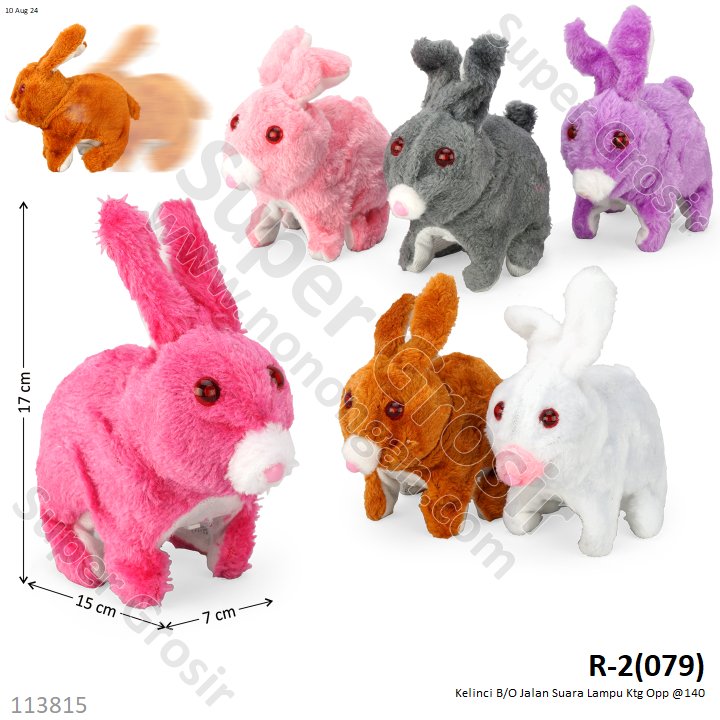 Hewan Kelinci B/O Jalan Suara Lampu Ktg Opp @140