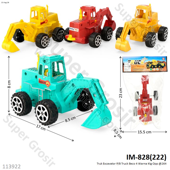 Truk Konstruksi Excavator P/B Truck Beco 4 Warna Ktg Opp @264