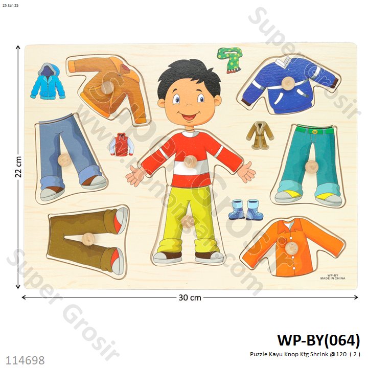 Puzzle Block Kayu Knop Ktg Shrink @120