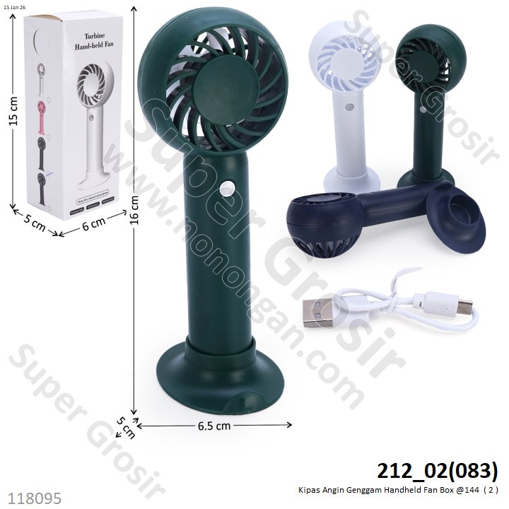Kipas Angin Genggam Handheld Fan Box @144