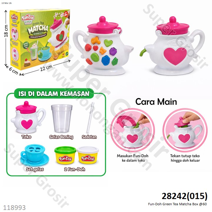 Fun-Doh Green Tea Matcha Box @60