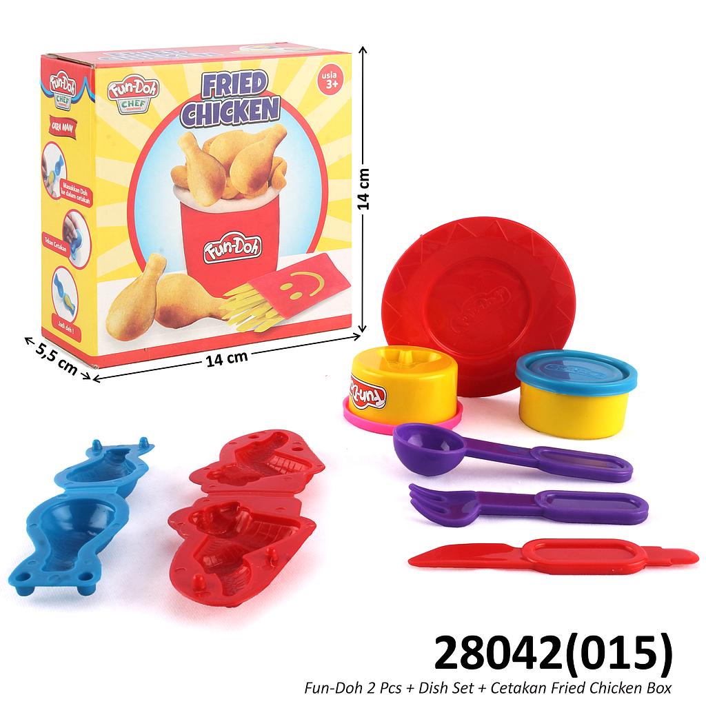 Fun-Doh Fried Chicken Box @100