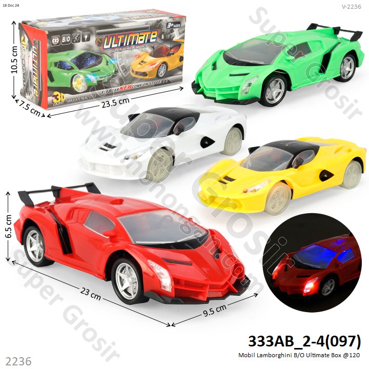 Mobil Sedan Lamborghini B/O Jalan Ultimate Box @120