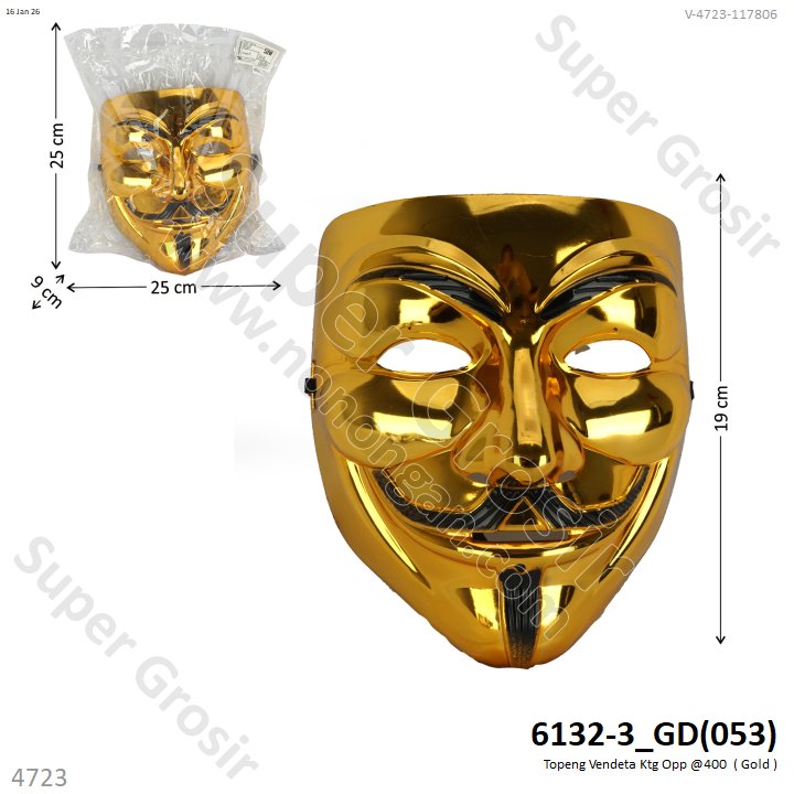 Topeng Vendeta Ktg Opp @400