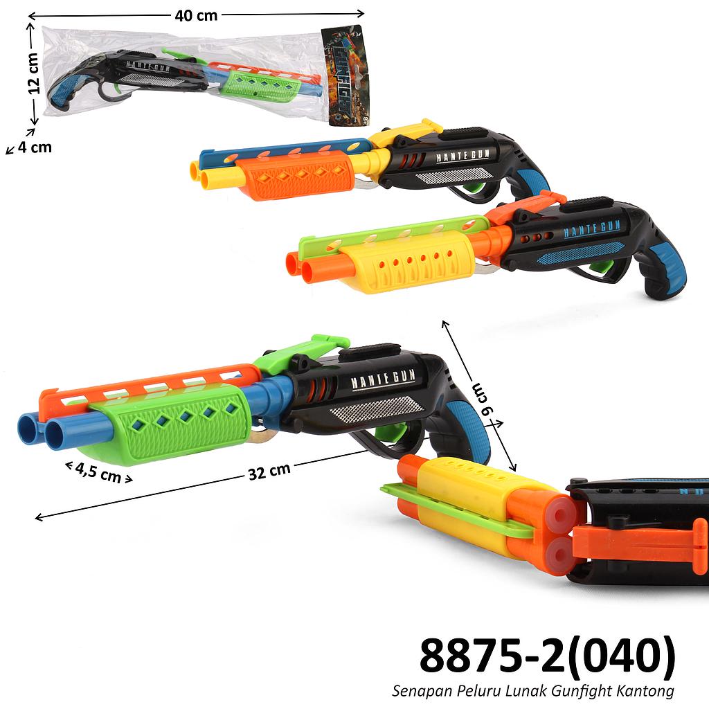 Senapan Shotgun Peluru Karet Gunfight Ktg PVC @144