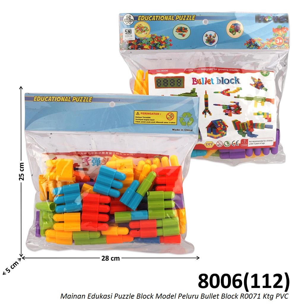 Block Peluru Bullet Block R0071 Ktg PVC @25