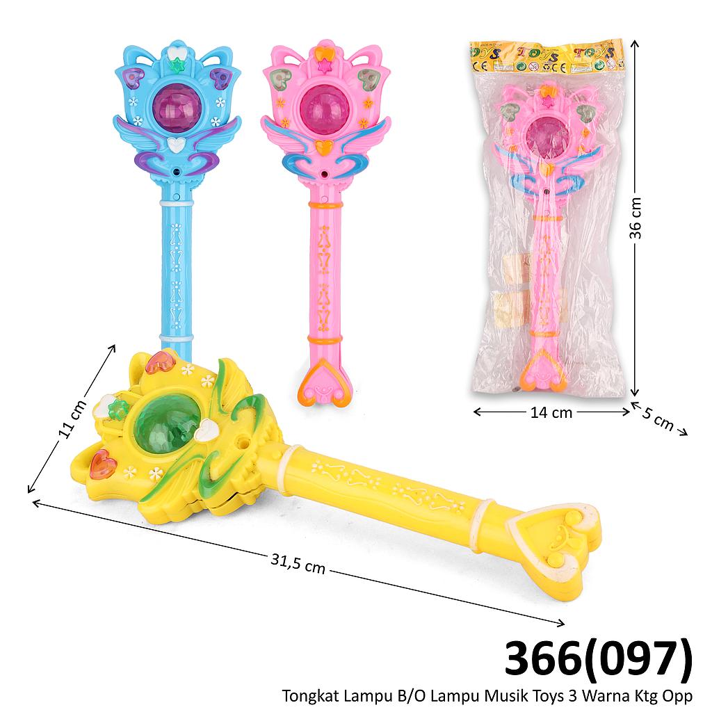 Mainan Tongkat Lampu Disco B/O Musik Lampu Toys Ktg Opp @72