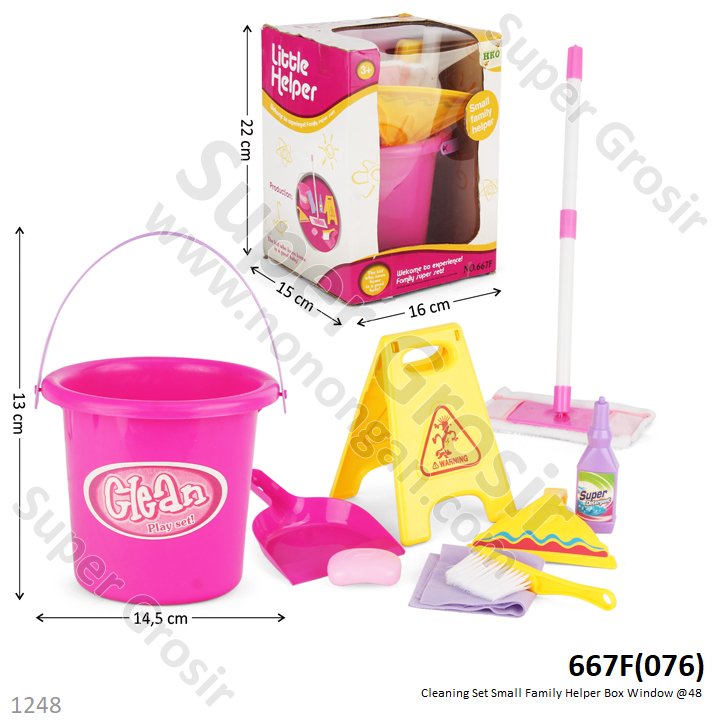 Cleaning Set Small Family Helper Box Window @48