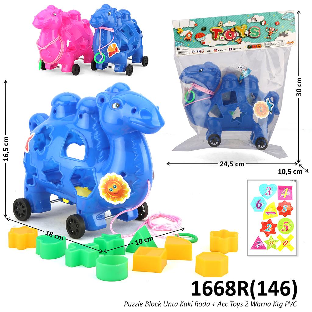 Block Unta Roda Toys 2 Warna Ktg PVC @84