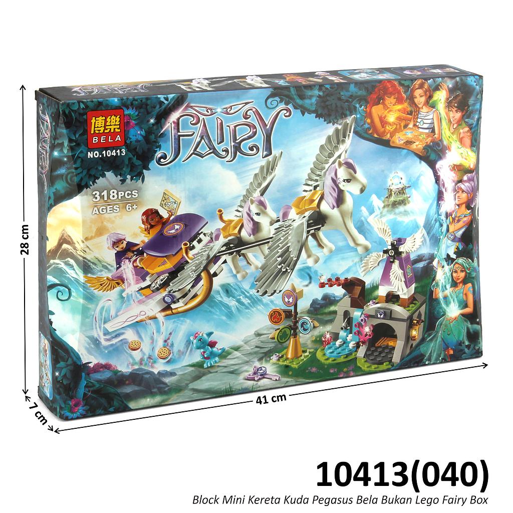 Mini Block Kereta Kuda Pegasus Bela Fairy Box @48