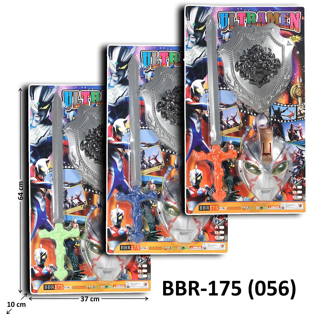 Pedang Set Tameng dan Topeng Ultraman Fire Ultramen Press @24