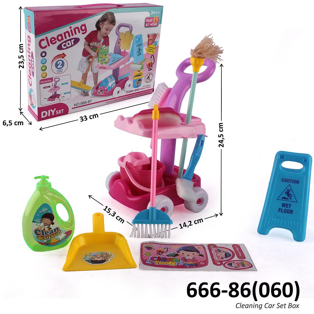 Cleaning Set Trolley Cleaning Car Box @60