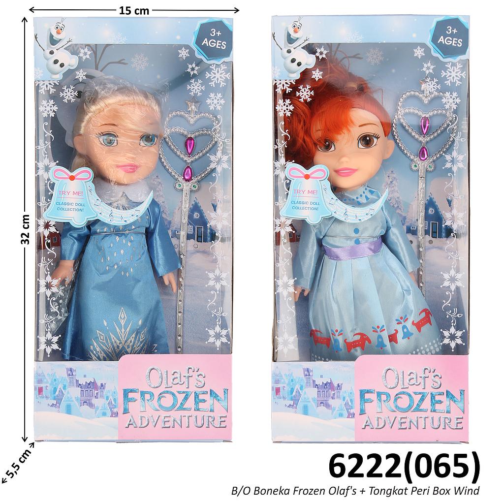 Boneka Frozen Elsa / Anna + Acc B/O Musik Lampu Olaf's Frozen Adventure Box Window @96