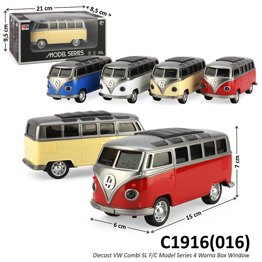 Diecast VW Combi SL F/C Model Series 4 Warna Box Window @96