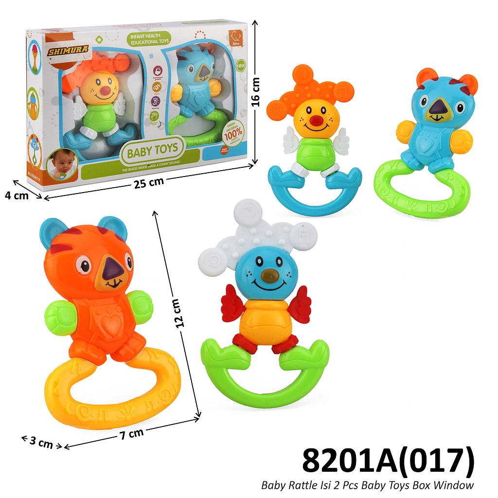 Baby Rattle 2 Pcs Baby Toys Box Window @144