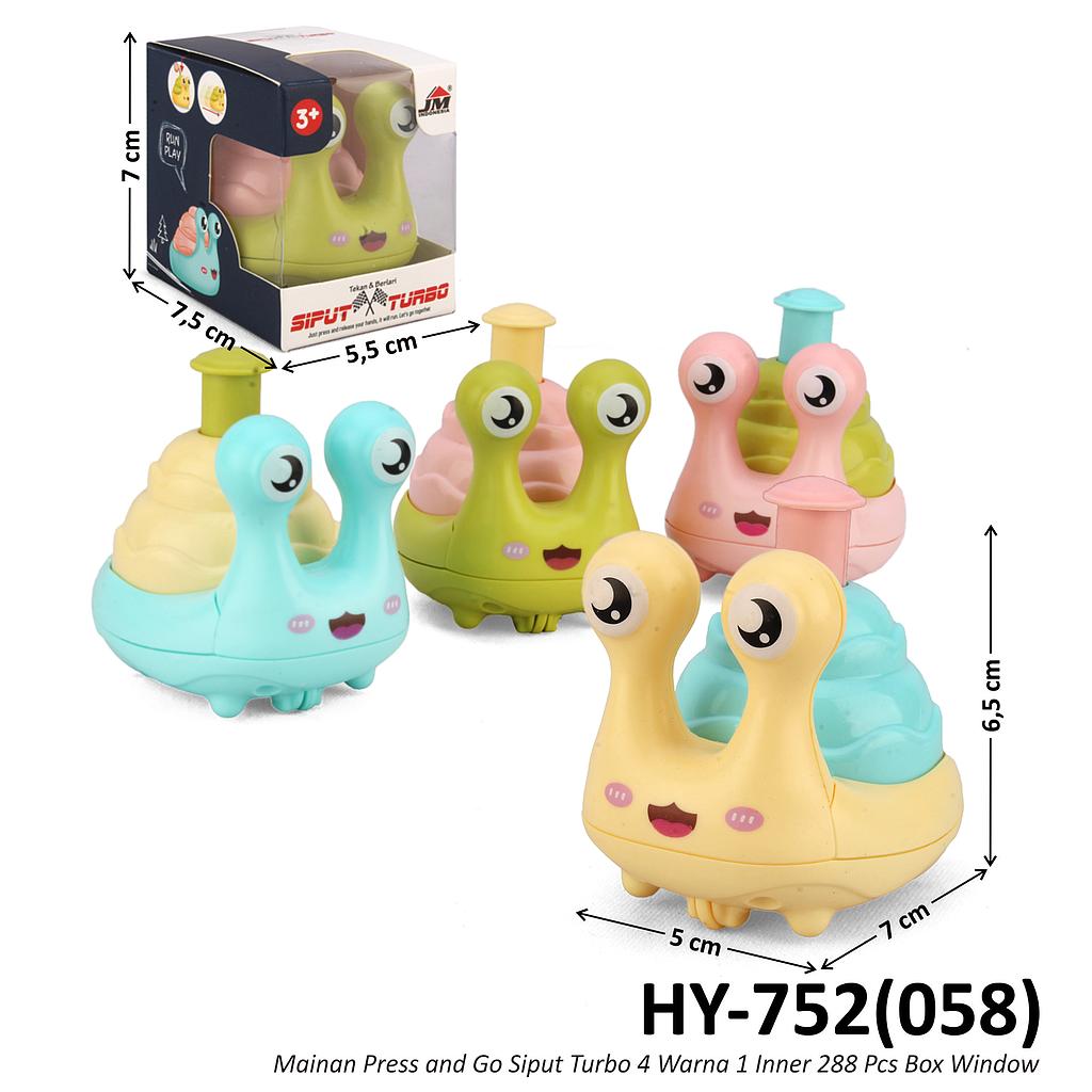 Press and Go Siput P/G 4 Warna 1 Inner 288 Pcs Box Window @576