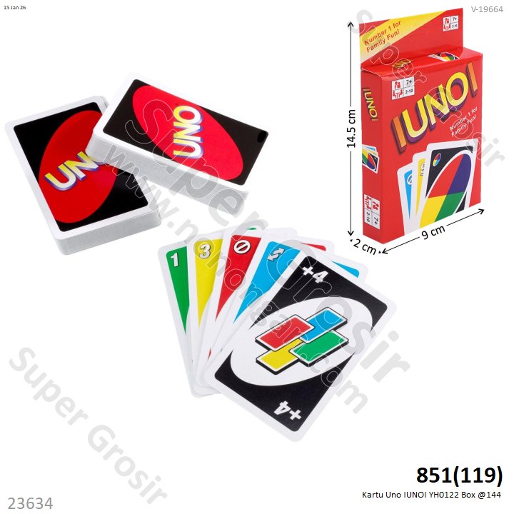 Kartu Uno IUNOI YH0122 Box @144