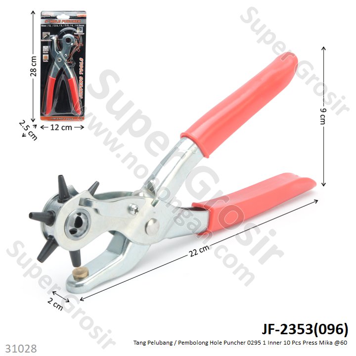 Tang Pembolong Sabuk Hole Puncher 0295 1 Inner 10 Pcs Press Mika @60