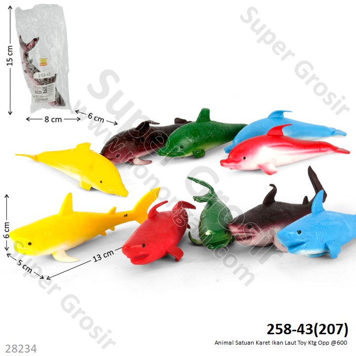 Hewan Ikan Karet Toy 2 Model Ktg Opp @600