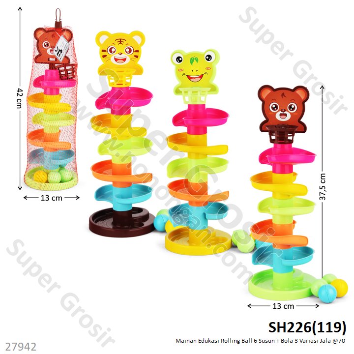 Rolling Ball 6 Susun + Bola Jala @70