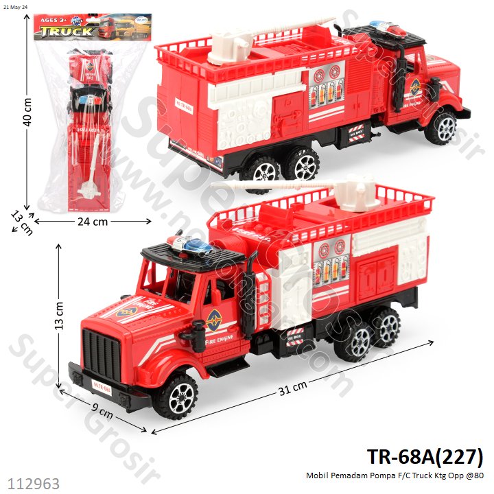 Truk 31 cm F/C Truck Ktg PVC @80