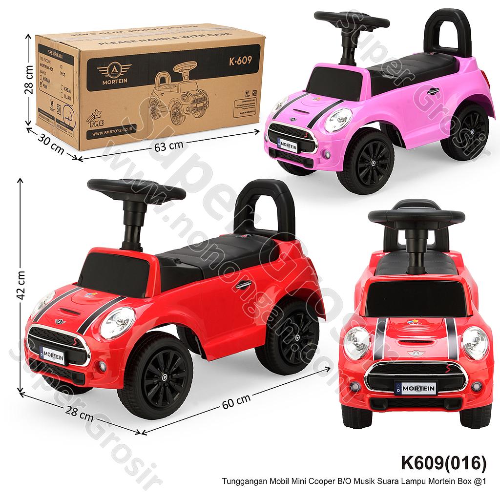 Tunggangan Mobil Mini Cooper B/O Musik Suara Lampu Mortein Box @1