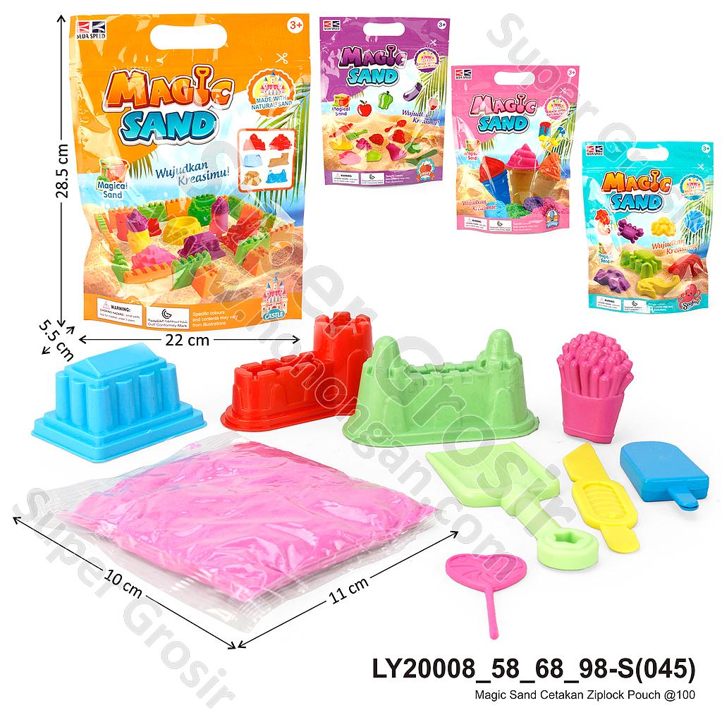 Magic Sand Set Cetakan Ziplock Pouch @100