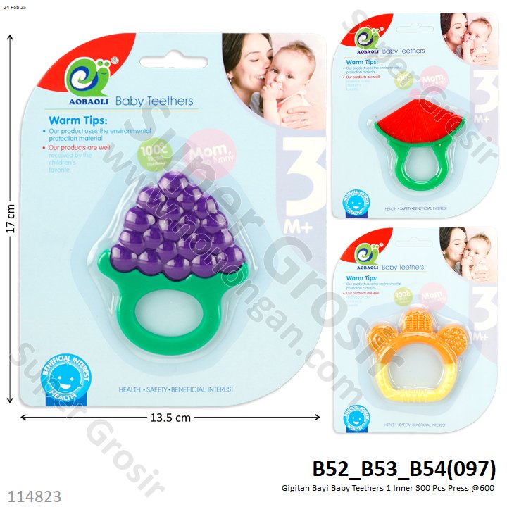 Gigitan Bayi Baby Teethers 1 Inner 300 Pcs Press @600