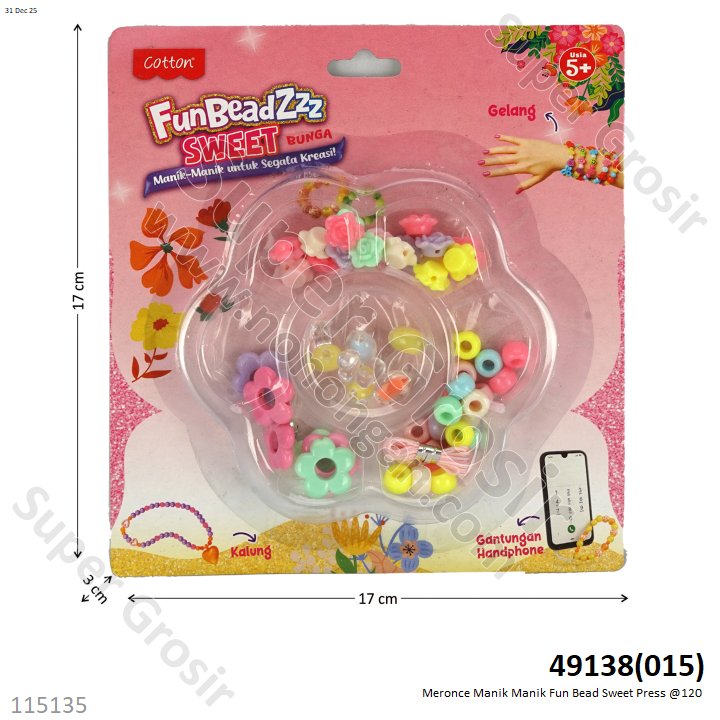 Meronce Manik Manik Fun Bead Sweet Press @120