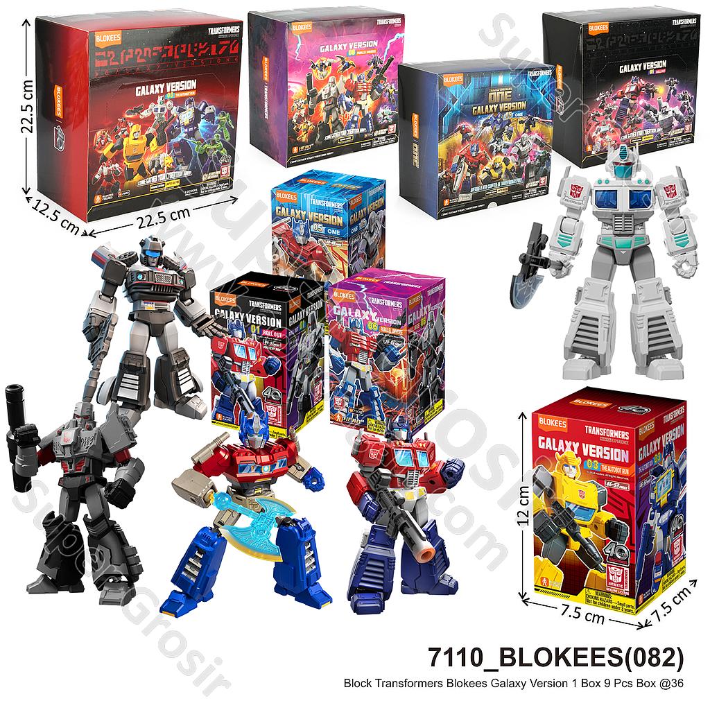 Block Transformers Blokees Galaxy Version 1 Box 9 Pcs Box @36