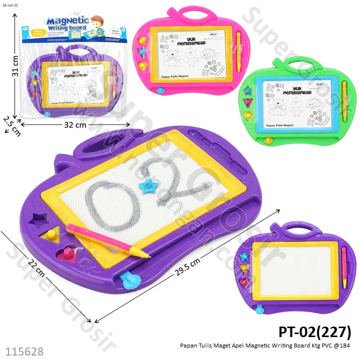 Papan Tulis Magnet Apel Magnetic Writing Board Ktg PVC @184