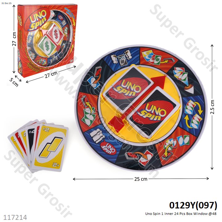 Uno Spin 1 Inner 24 Pcs Box Window @48