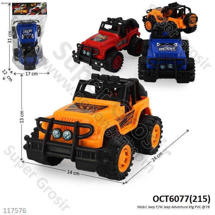 Mobil Jeep F/W Jeep Adventure Ktg PVC @78