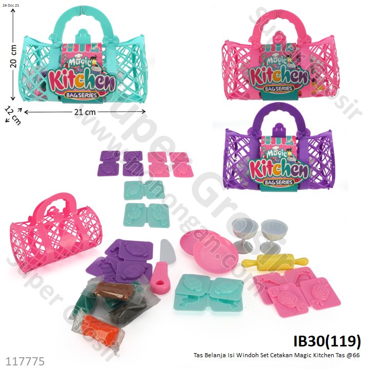 Tas Belanja Isi Windoh Set Cetakan Magic Kitchen Tas @66