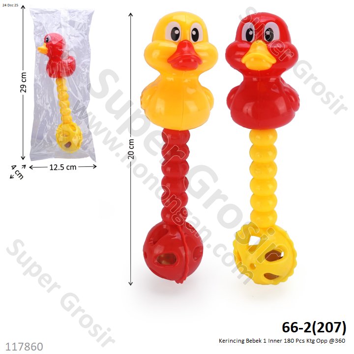 Kerincing Bebek 1 Inner 180 Pcs Ktg Opp @360