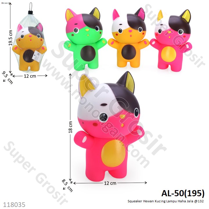 Boneka Cit-cit Hewan Kucing Lampu Haha Jala @132