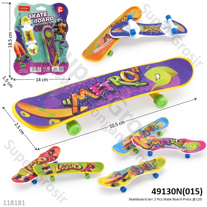 Skateboard Jari 2 Pcs Skate Board Press @120