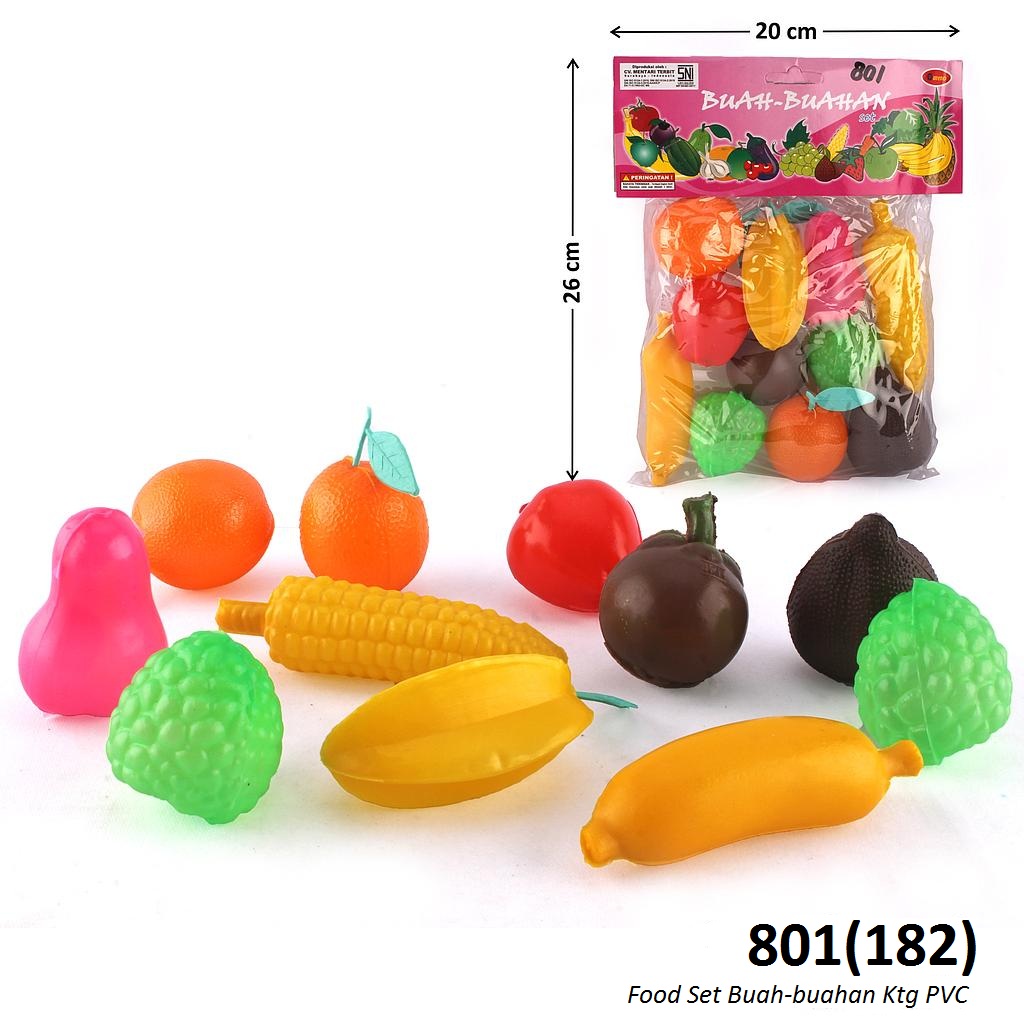 Food Set Buah Ktg PVC  @216