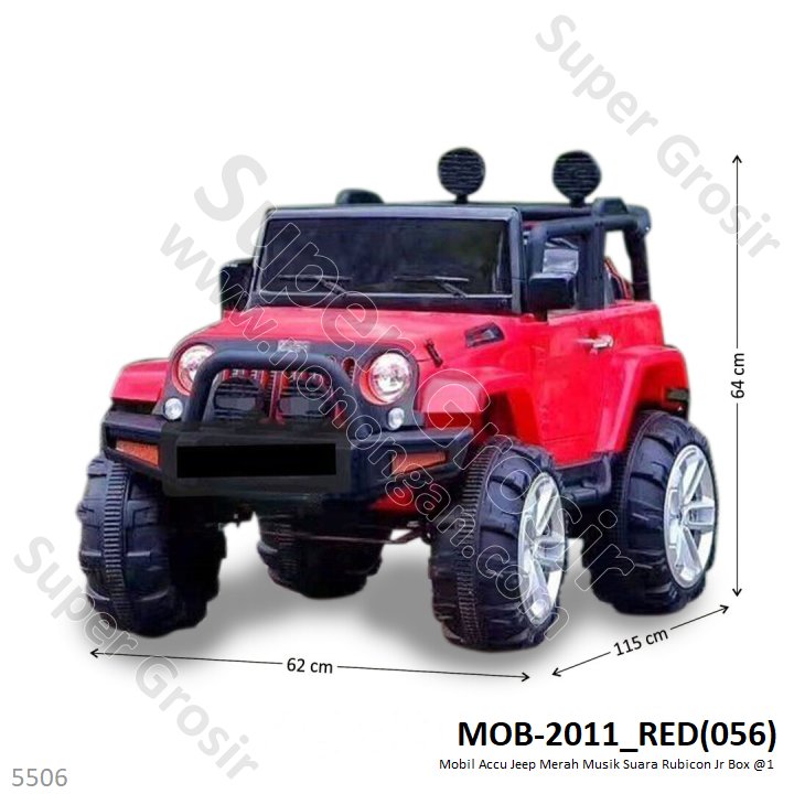 Mobil Aki Rubicon Jr Merah Box @1