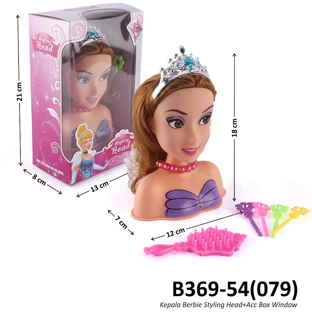Boneka Make Up Barbie + Acc Styling Head Box Window @180 