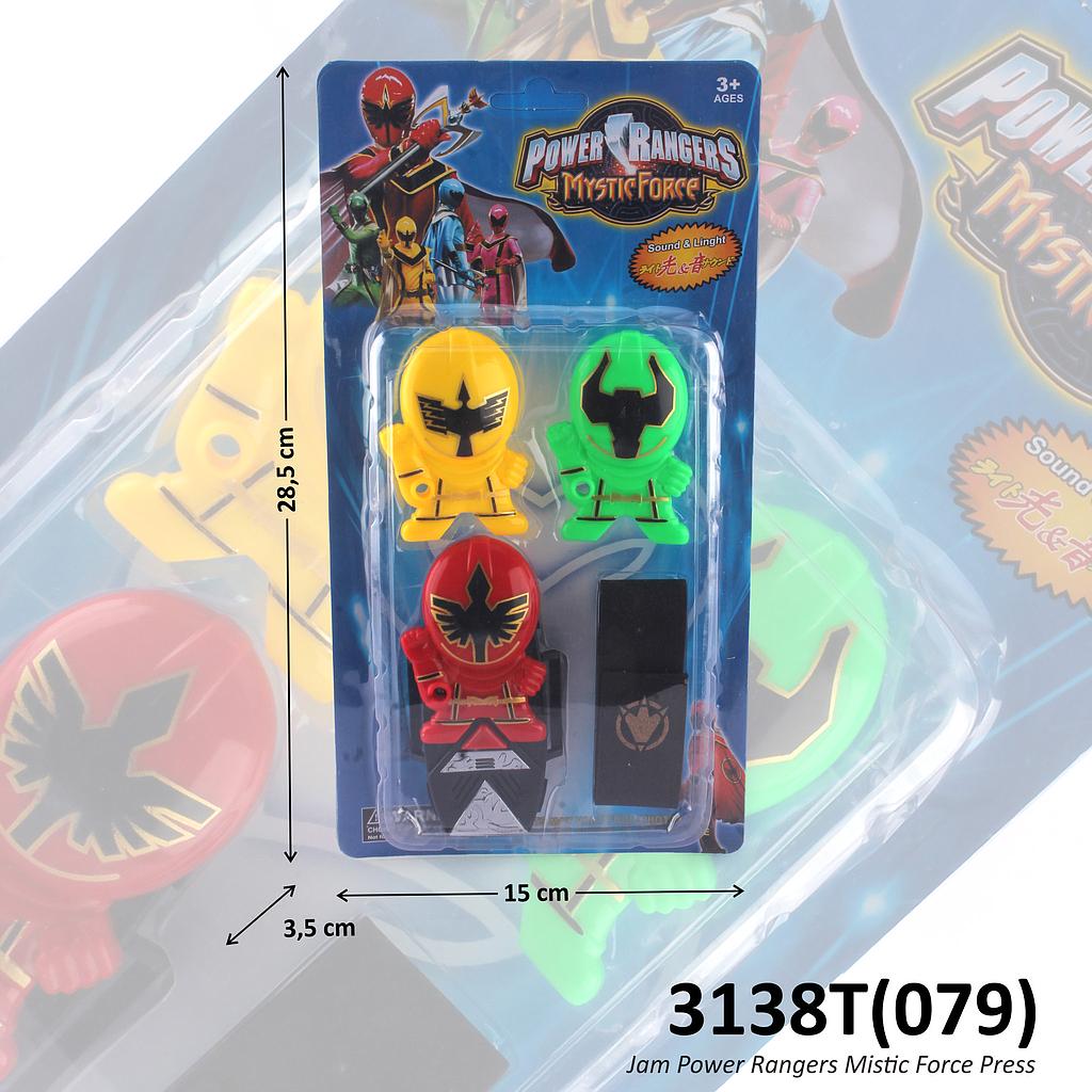 Jam Tangan Power Rangers B/O Power Rangers Mistic Force Press @216