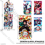 Kartu Renteng 12 Sachet Isi 8 Kartu Demon Slayer / Genshin 1 Pack 3 Renteng Ktg Opp @240
