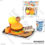 Food Set Fast Food Nampan Educational Toys 1 Inner 96 Pcs Ktg PVC @192