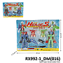 Action Figure Robot Set 2 Pcs Armor Senjata dan Acc Super Heroes Soldier Set Press @288