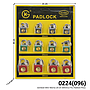Gembok Mini Warna 20-25-30 mm 12 Pcs Padlock Press @30