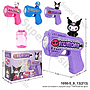 Bubble Gun Karakter 6 Lubang B/O Lampu + Refill Bubble Box @120