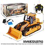 R/C Truk Konstruksi Bulldozer Charge + Charger Suara Lampu Truck Radio Control 6 Channel Box Window @9